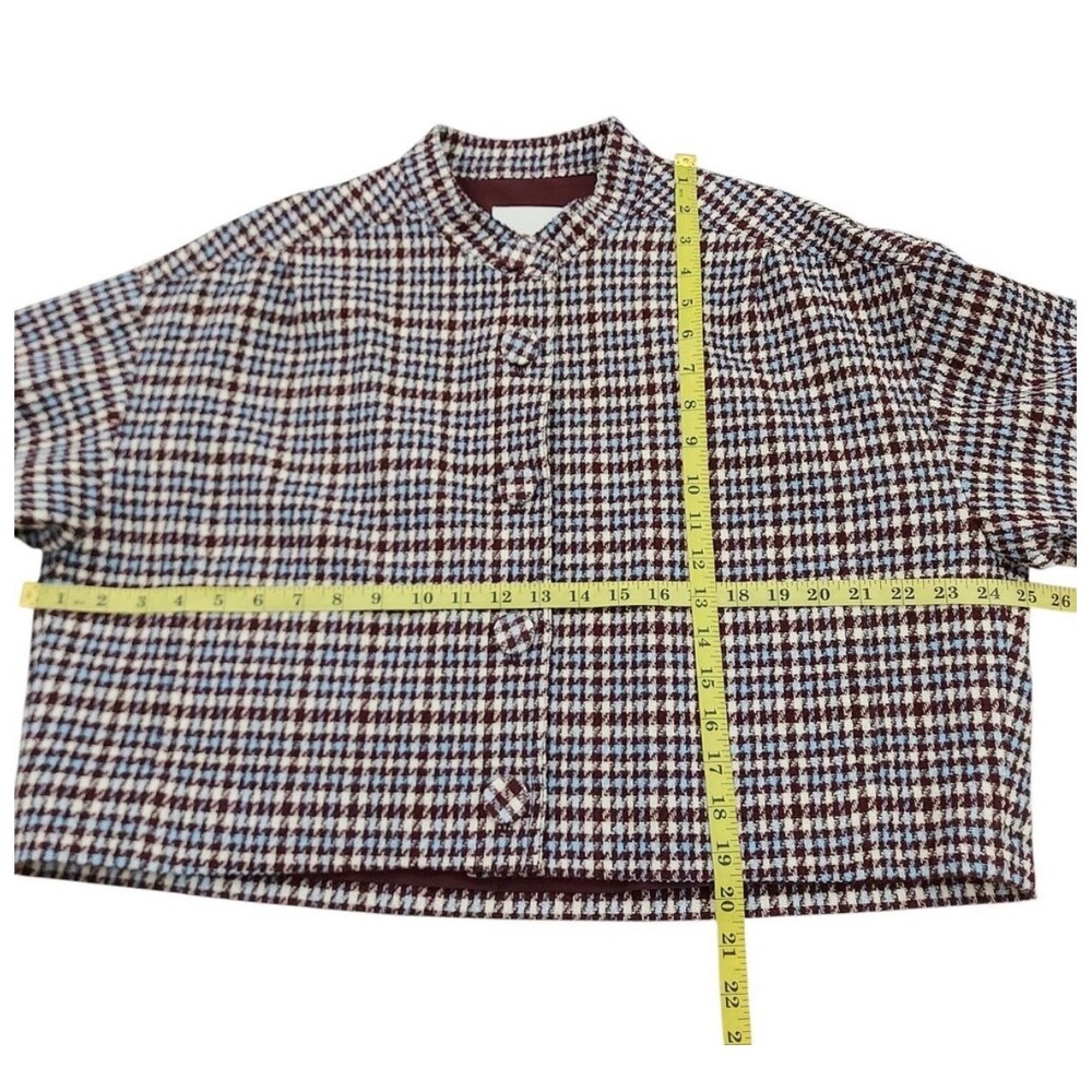 NWT Rebecca Taylor Techy Houndstooth Jacket / Size L / MSRP of $525! - Picture 7 of 9